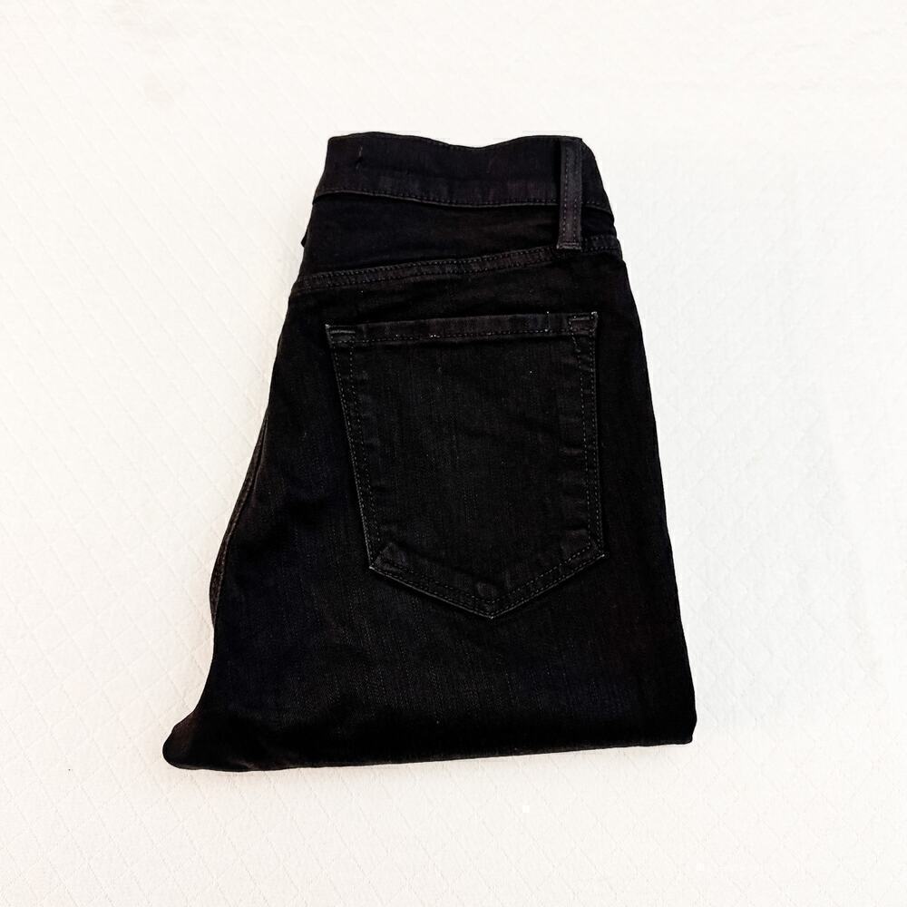 J Brand Maria Black Heart Denim Skinny Ripped Jeans Size 26
